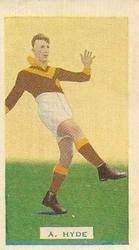 1934 Hoadley's Victorian Footballers #25 Bert Hyde Front